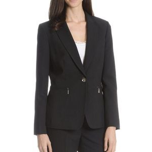 Tahari arthur S. levine pinstripe jacket 14 NWT